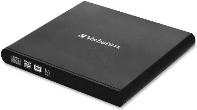 Alt view image 4 of 20 - Verbatim USB External Slimline CD/DVD Writer Model 98938