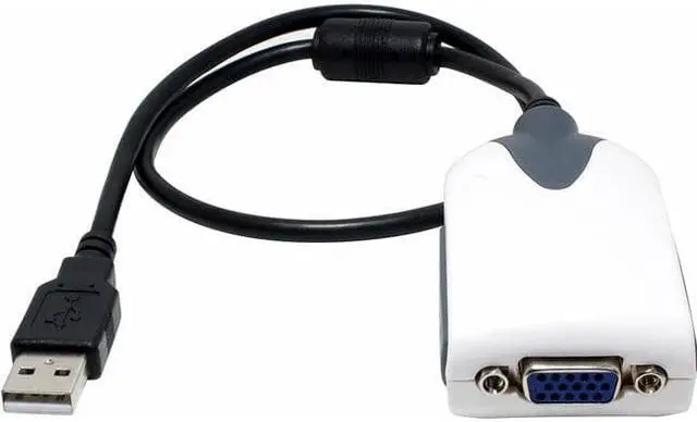 Alt view image 6 of 7 - AddOn USB 2.0 (A) Male to VGA Female Black Adapter - 100% compatible and guaranteed to work