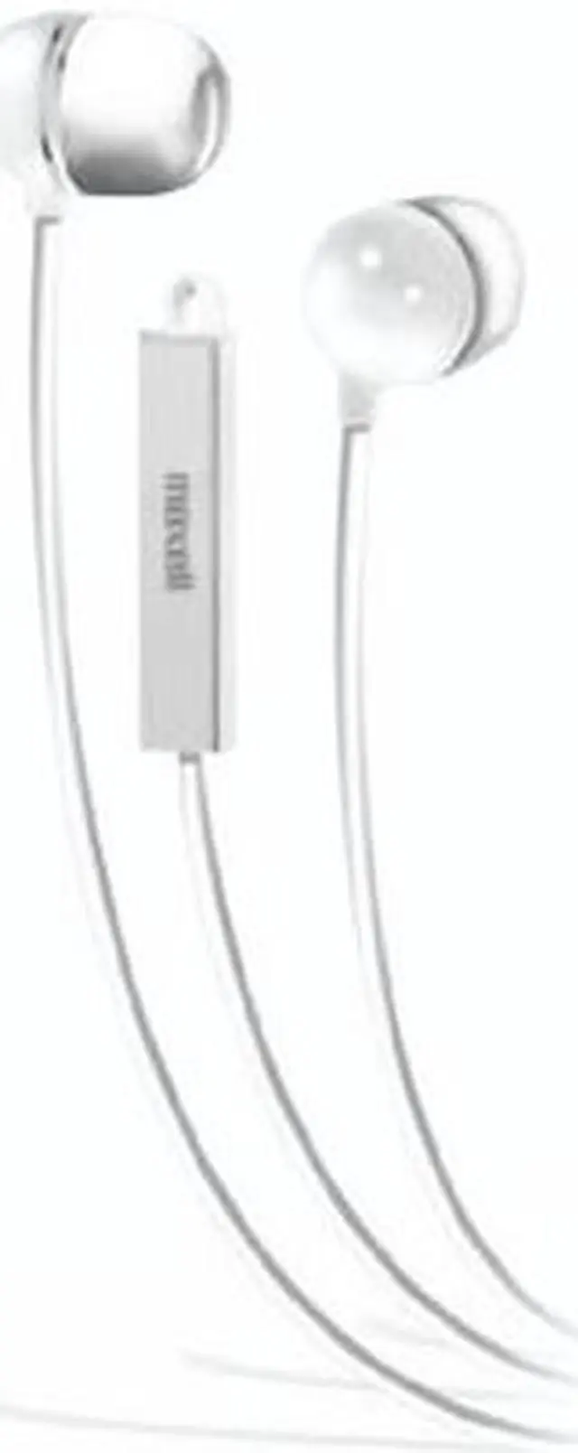 Alt view image 6 of 9 - Maxell 190303 - Iemicwht Stereo In-Ear Earbuds With Microphone & Remote (White)