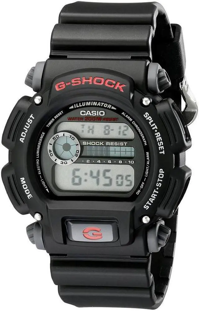 Alt view image 13 of 19 - CASIO DW-9052-1VCF G Shock Mens Watch Black