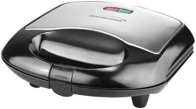 Alt view image 11 of 11 - Brentwood TS-240B Sandwich Maker - Black & Stainless Steel