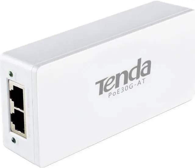 Alt view image 5 of 20 - Tenda POE30G-AT Power-Over-Ethernet Injector , IEEE802.33af compatible, 10/100/1000Mbps RJ45 Poer, 1000M PoE Extension