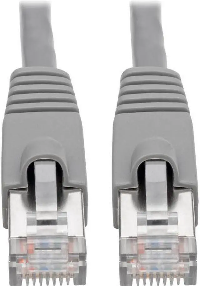 Alt view image 6 of 16 - TRIPP LITE Cat6a Snagless Shielded STP Network Patch Cable 10G Certified, PoE, Gray, RJ45 M/M 7' (N262-007-GY)