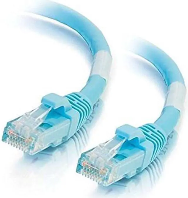Alt view image 5 of 5 - C2G 00771 Cat6a Cable - Snagless Unshielded Ethernet Network Patch Cable, Aqua (25 Feet, 7.62 Meters)
