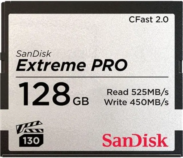 Alt view image 12 of 17 - SanDisk - SDCFSP-128G-A46D - SanDisk Extreme Pro 128 GB CFast Card - 525 MB/s Read - 450 MB/s Write - Lifetime Warranty
