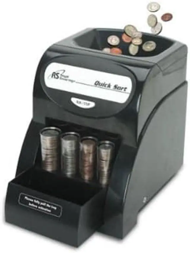 Alt view image 15 of 15 - Royal Sovereign Electric 1 Row Coin Sorter - Sort's 156 coins/min