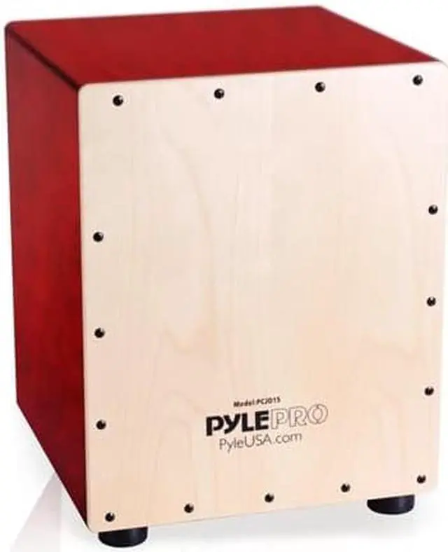 Alt view image 2 of 9 - Pyle PCJD15 Wooden Cajon Percussion Box