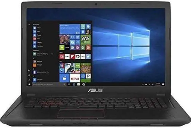 Alt view image 12 of 12 - ASUS Gaming (FX) - 17.3" GeForce GTX 1050 Ti - Intel Core i7-7700HQ  - 8 GB DDR4 Memory - - Windows 10 Home 64-Bit - Gaming Laptop - (FX73VE-WH71 )