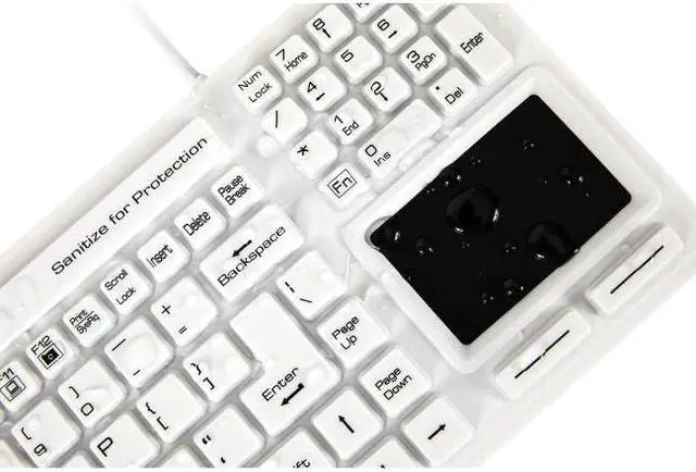 Main image of Wetkeys Sanitype Touchpad Plus Hygienic Medical Keyboard (USB) (White)