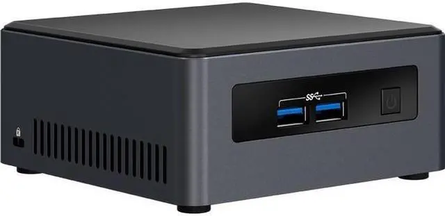 Alt view image 10 of 11 - Intel NUC (Next Unit of Computing) BLKNUC7i3DNH1E Black Mini / Booksize Barebone System