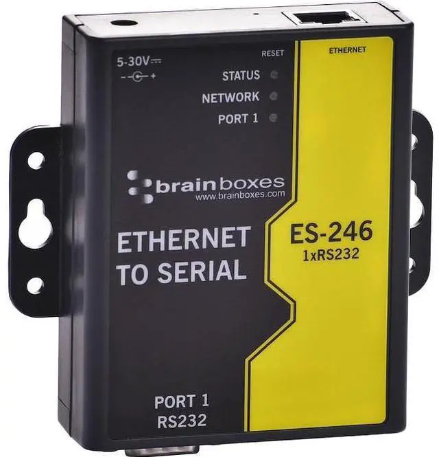 Main image of Brainboxes ES-246 1 Port RS232 Ethernet to Serial Adapter