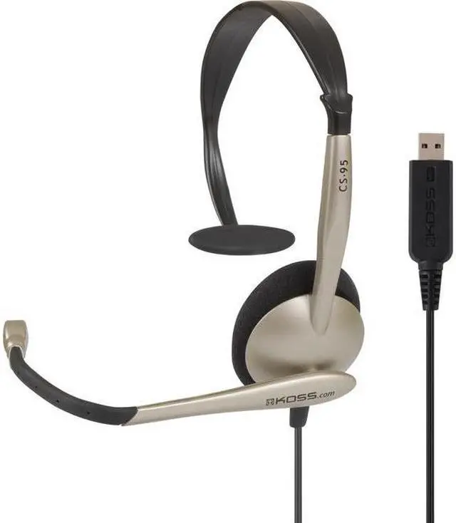 Alt view image 3 of 3 - Koss CS95USB Headset
