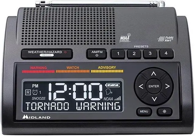 Alt view image 12 of 20 - Midland Radio Weather Alert Radio WR400