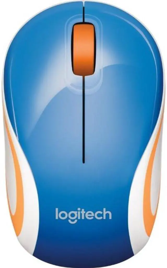 Main image of Logitech M187 2.4GHz Wireless 3-Button Optical Mini Scroll Mouse - Blue