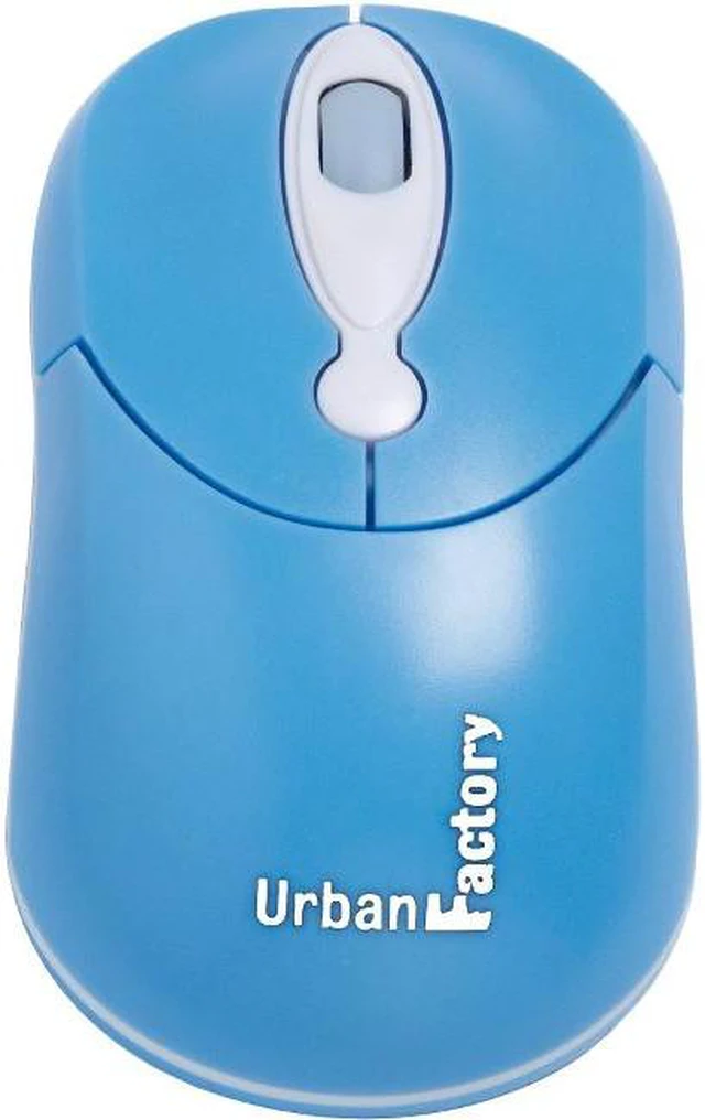 Alt view image 3 of 5 - Urban Factory Crazy Mouse Wired Optical USB Blue