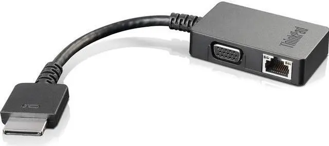 Main image of Lenovo 4X90J31060 OneLink+ to VGA/RJ45 Adapter