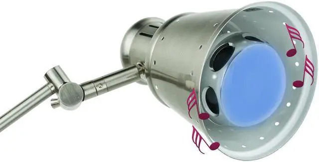 Alt view image 4 of 15 - LED Smart Symphony Wireless Speaker & LED Lightbulb