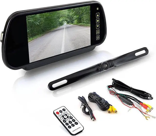 Main image of Pyle PLCM7400BT Bluetooth Backup Camera & Monitor System With 7 Mirror-Mount Display Screen