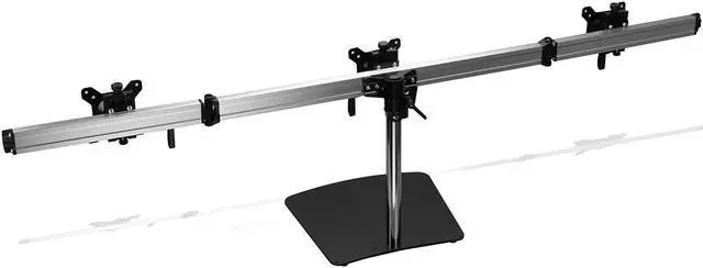 Alt view image 5 of 20 - Siig Easy-Adjust Triple Monitor Desk Stand - 13" To 27"
