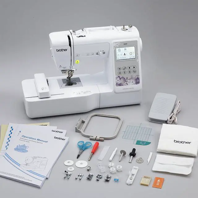 Alt view image 2 of 7 - Brother SE600 Computerized Combo Sewing & Embroidery Machine