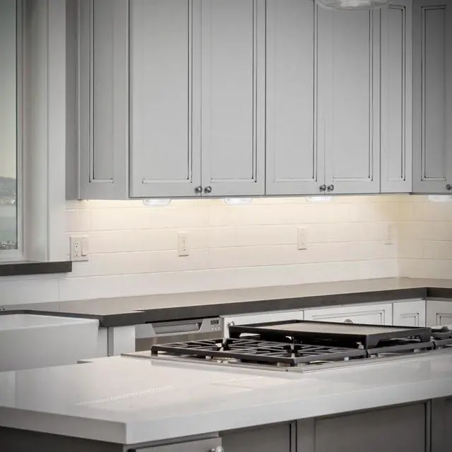 Alt view image 5 of 6 - 5 Pack Brilliant Xeon Direct-It Under Cabinet Puck Accent Light Kit White