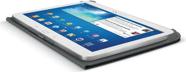 Alt view image 5 of 12 - Folio Case for Samsung Galaxy Tab 3,10.1, Black