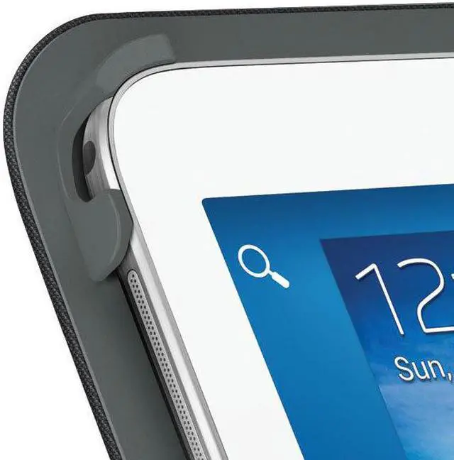 Alt view image 9 of 12 - Folio Case for Samsung Galaxy Tab 3,10.1, Black