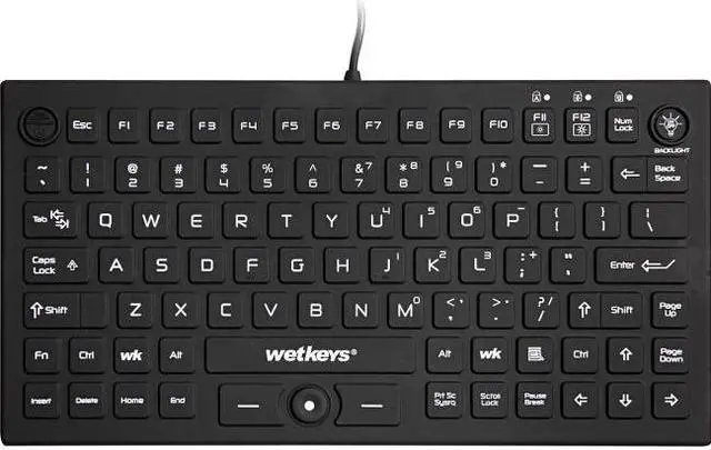 Main image of WETKEYS KBWKRC89PB-BK PRO-GRADE TRACK-POINTER KEYB