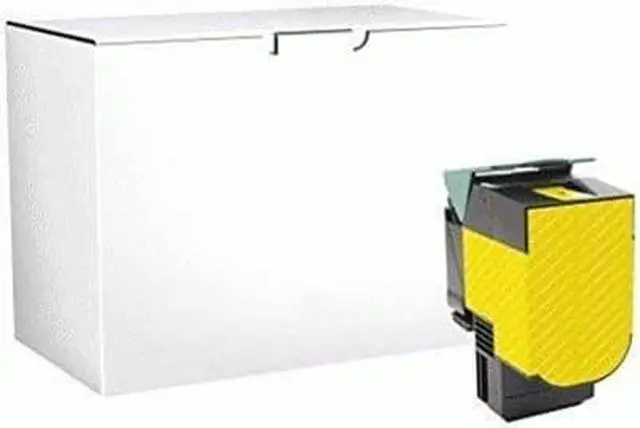 Alt view image 2 of 3 - Clover ufactured Lexmark 70C0H40 High Yield Yellow Toner Cartridge 200771