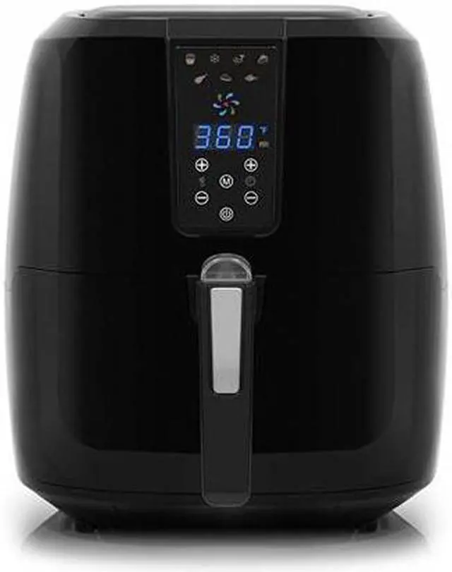 Main image of Healthy Cuisine Nutri AirFry 5.5L XL Digital Air Fryer HAFD55, Black