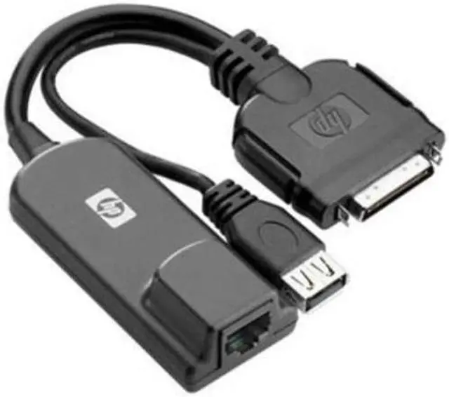 Main image of HP AF655A Keyboard / Video / Mouse (Kvm) Adapter - 36 Pin Suv Connector (M) To Usb, Rj-45 (F) (Pack Of 8) - For Proliant Dl160 Gen9, Dl180 Gen9, Dl580 Gen9, Dl80 Gen9