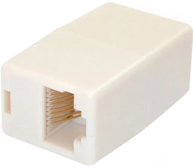 Main image of StarTech RJ45COUPLER StarTech.com Cat5e RJ45 Modular Inline Coupler - 1 x RJ-45 Female - 1 x RJ-45 Female - Beige
