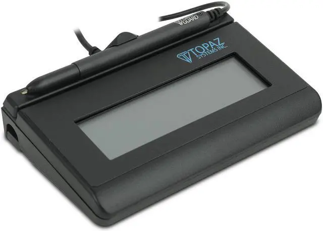 Alt view image 2 of 6 - Topaz SignatureGem T-L462 Signature Capture Pad  TOPAZ SIGNATUREGEM LCD 1X5IN BACKLIT INCLUDES SIGPLUS SWBacklit LCDUSB