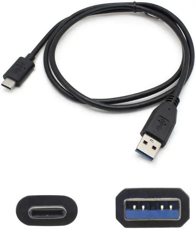Alt view image 2 of 5 - Addon 1M Usb 3.1 (C) Male To Usb 3.0 (A) Male Black Cable