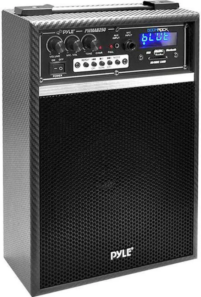 Alt view image 5 of 8 - PYLE AUDIO PWMAB250BK 300 Watt Bluetooth 6.5'' Portable PA Speaker System