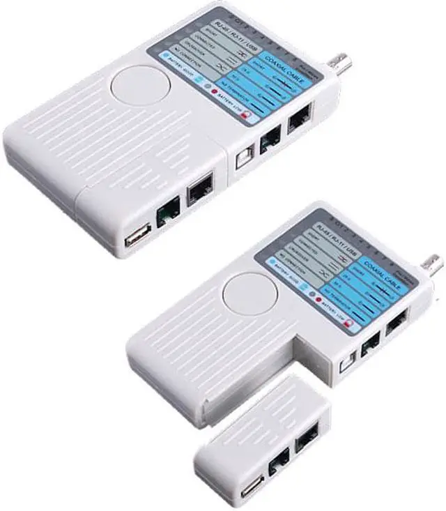 Alt view image 3 of 5 - New Portable Ethernet Network Cable Tester Remote RJ11 RJ45 USB BNC LAN For UTP STP LAN Cables Tracker Detector