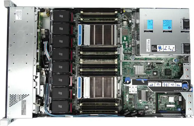 Alt view image 2 of 3 - HP ProLiant DL360p G8 SFF 8 Bay 1U 2x E5-2670 V2 2.5GHz 10C 128GB 2x 800GB SSD