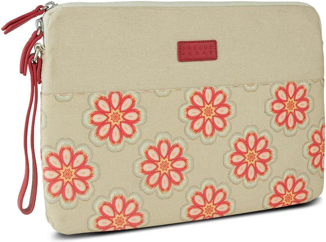Main image of Greene + Gray Zippered Sleeve for Microsoft Surface Pro, Red Floral