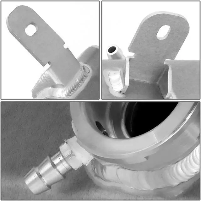 Alt view image 5 of 5 - DNA Motoring TANK-COL-005 For 2011 to 2014 Charger / Challenger / Chrysler 300 Aluminum Coolant Expansion Recovery Overflow Tank Bottle 12 13