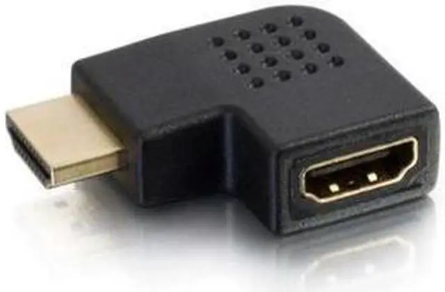Alt view image 10 of 10 - C2G 43291 Right Angle HDMI Adapter - Left Exit, Black