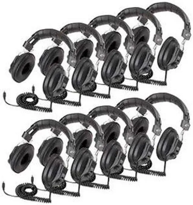 Main image of Califone 3068Av-10L Switchable Headphones Classpack