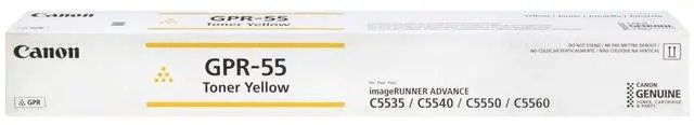 Alt view image 3 of 9 - Canon GPR-55 High Yield Toner Cartridge - Yellow