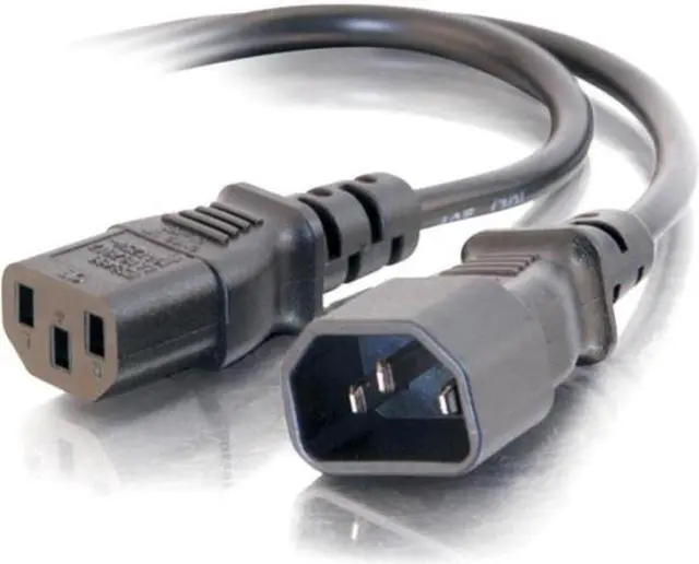 Main image of C2G 03142 C2G : 2FT 18 AWG COMPUTER POWER EXTENSION CORD (IEC320C14 TO IEC320C13) (TAA COM