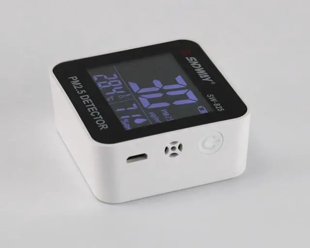 Alt view image 3 of 5 - SNDWAY SW-825 Digital Air Quality Monitor PM2.5 Detector tester Gas monitor/Gas analyzer/Temperature humidity meter Diagnostic tool
