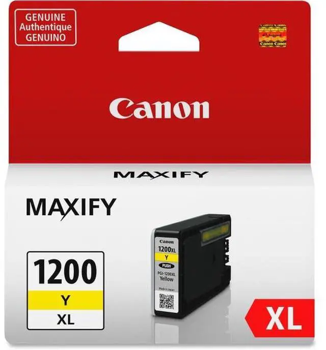 Alt view image 3 of 13 - PGI-1200XL YELLOW INK TANK FOR
