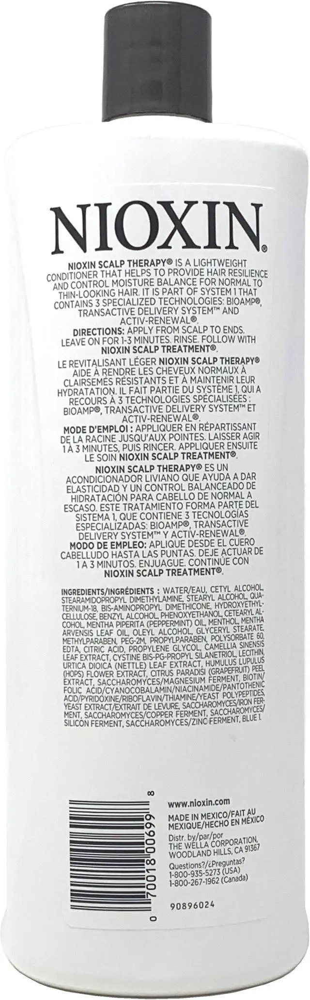 Alt view image 4 of 4 - System 1 Scalp Therapy For Fine Natural Normal - Thin Looking Hair - 33.8 oz Scalp Therapy