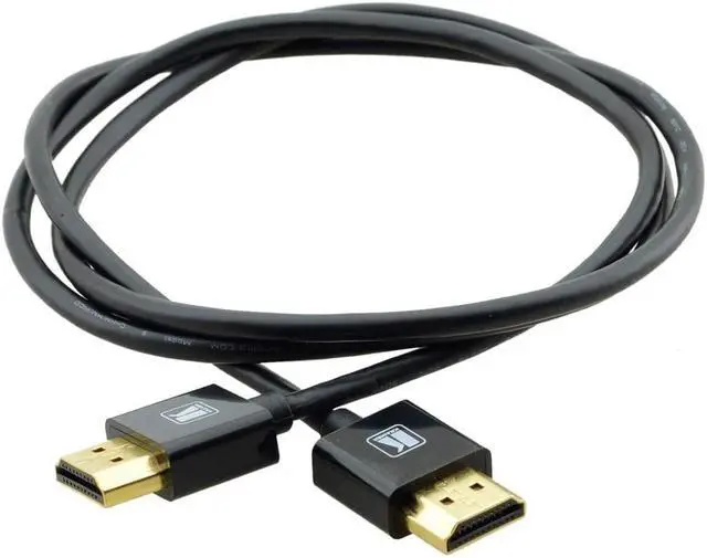 Alt view image 2 of 5 - Kramer Ultra Slim High-Speed Hdmi Flexible Cable With Ethernet - Black