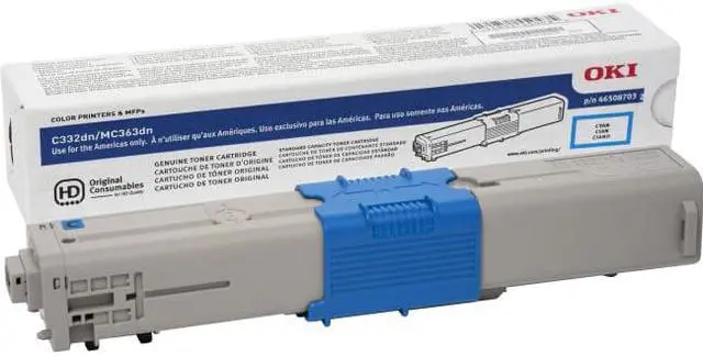 Alt view image 2 of 5 - Oki Original Toner Cartridge - Cyan- LED - 3000 Pages - 1 / Each