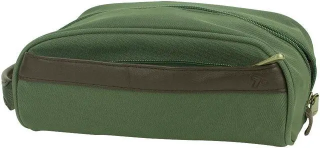 Alt view image 7 of 16 - Travelon Classic Plus Top Zip Toiletry Kit Travel Accessory Bag Olive