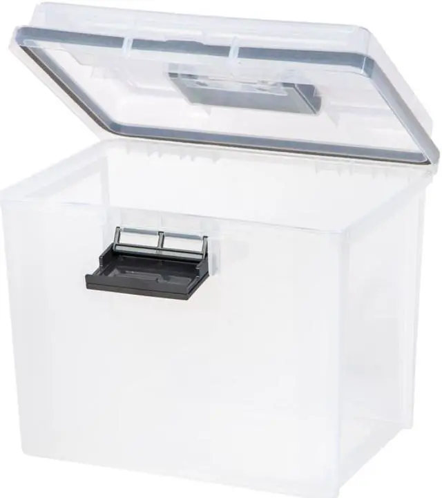 Alt view image 10 of 20 - IRIS USA, Inc Weather Tight Portable File Box 19Qt 11.5x10.4"x13.8" CL 110350